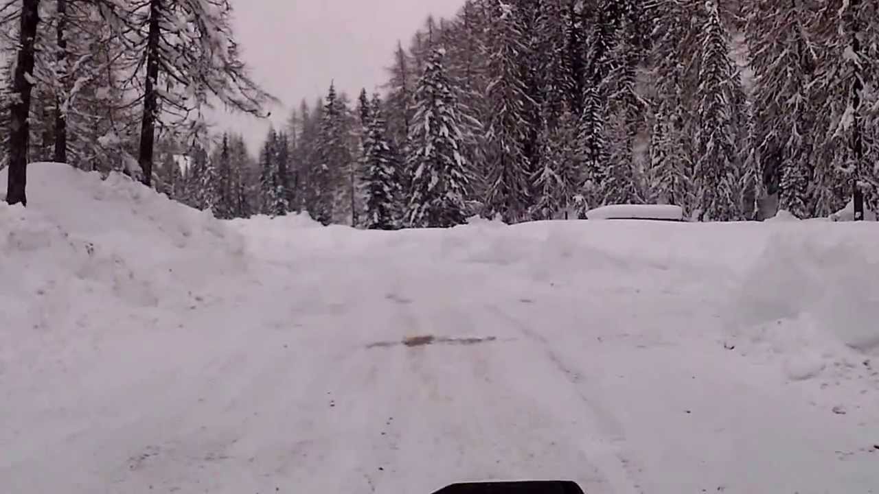 Test 500L Trekking sulla neve parte 1 salita completa