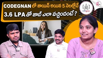 Codegnan Student Inspirational Feedback | Best Coding Institute | 3.6 LPA Job Offer In Just 5 Months