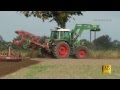 Saatgetreide drillen mit Fendt Vario und einer Drillmaschine von Amazone