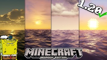Top 4 Bản MCPE (BE) 1.20.1 Có Sẵn Shader RenderDragon Máy Mạnh, Thực Tế, Đồ Hoạ Tốt, Có Tiếng Việt
