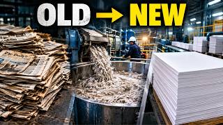 Full Why This Newspaper Recycling Process Is So Satisfying to Watch News