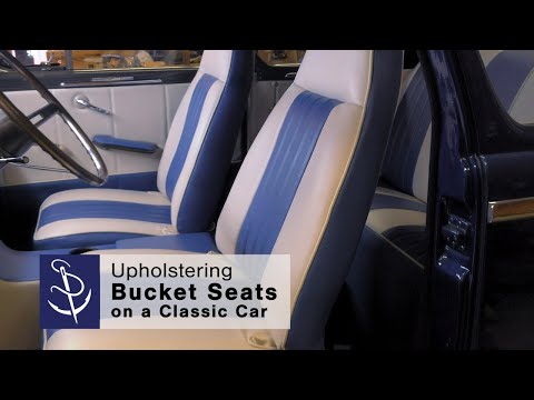 Upholstering Bucket Seats on a Classic Car