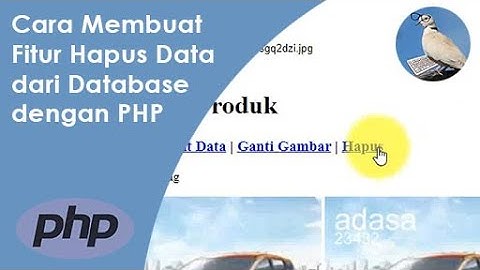 Cara Membuat Fitur Hapus Data dari Database dengan PHP