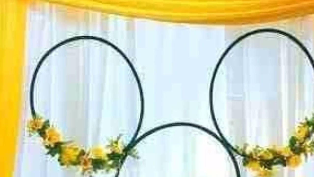 D.I.Y Mehendi stage and home decoration Ideas 