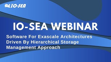 IO-SEA: Software For Exascale Architectures Driven By Hierarchical Storage Management Approach