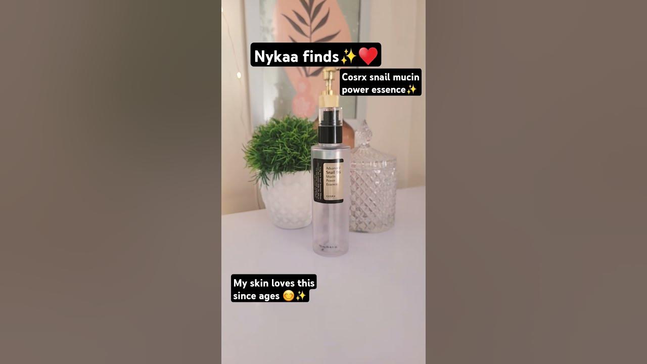 Nykaa finds✨️♥️ cosrx snail mucin power essence #soothing #skin #nykaa #cosrx #skincare #song #love
