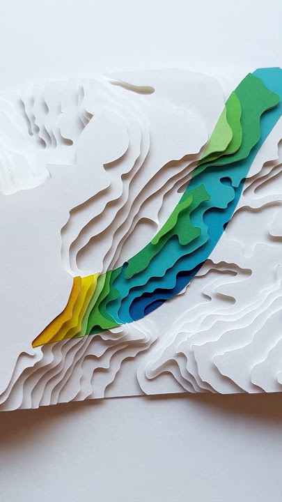 Paper Cut Artwork for Modus Magazine ✂️ #shorts