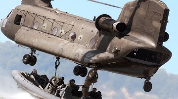 Building a $13 Million Giant Floating Bridge With Massive US Helicopters