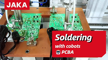 Cobot PCBA Soldering & Glue Dispensing – Automated Electronics Assembly Process