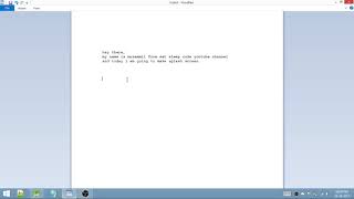 SplashScreen or welcome Screen