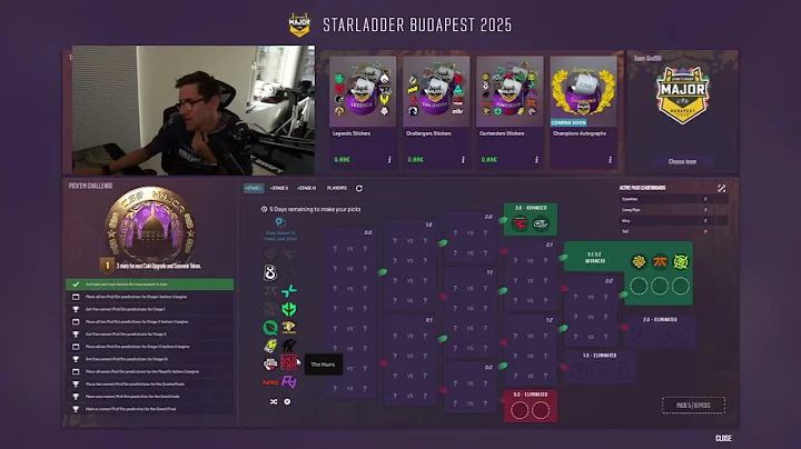 StarSeries Budapest Major 2025 DIAMOND Pick-Em Coin Stage 1! #pickem #cs2