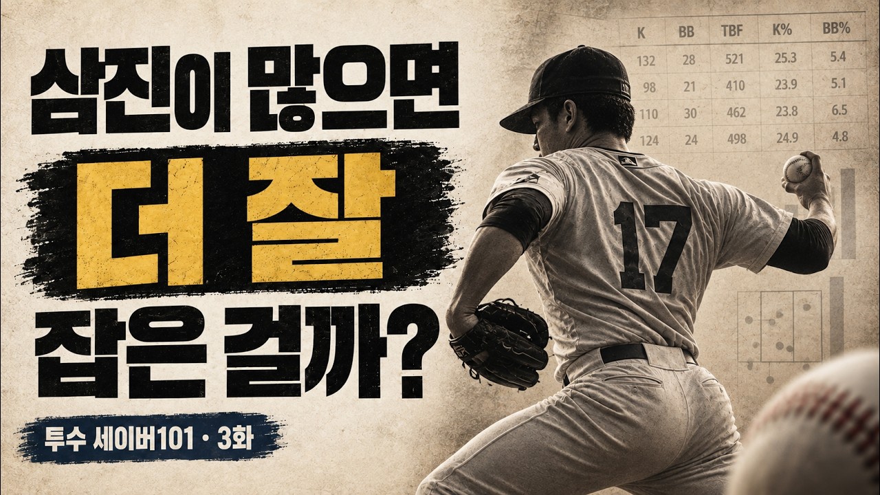 삼진이 많으면 더 좋은 투수일까? 투수 세이버메트릭스 기초 3편