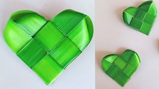 How To Make Coconut Leaf Heart |Coconut Leaf Craft | Palm Leaf Heart | Coconut Leaves Crafts