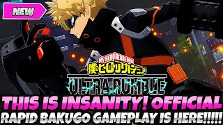 *BREAKING NEWS!* RAPID BAKUGO OFFICIAL GAMEPLAY IS HERE!! IT'S TOTAL INSANITY (My Hero Ultra Rumble)