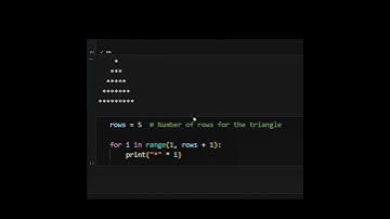 Make a Triangle Using Python #programminglanguage  #pythonessperspective #coding #pythonforbeginner