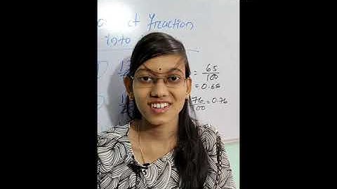 Convert fraction to decimal/Fraction ko decimal main kaise convert kare| #shorts #youtube