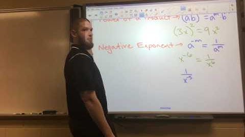 Algebra 2- 6.1 Using Properties of Exponents