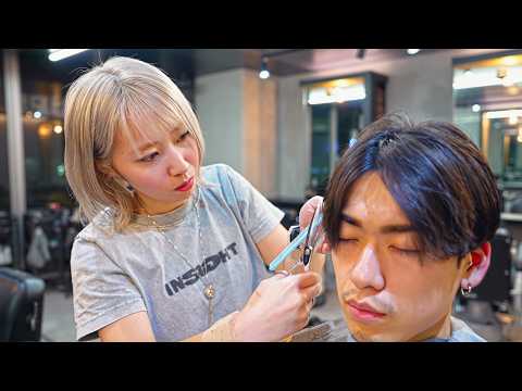 💈(ASMR) Business-Class Grooming in Old Tokyo by Japanese Lady Barber of Extreme Finesse