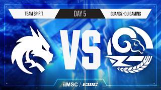 Team Spirit vs Guangzhou Gaming | Day 5 | Group Stage | MSC at EWC 26