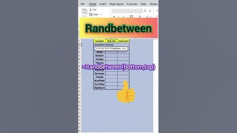 How to create random numbers in Excel #Excel #Excel shorts #Excel videos || rameshbarlavlogs