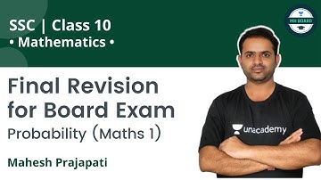 Final Revision for Board Exam | Probability (Maths 1) | Mahesh Prajapati