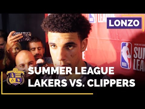 Lonzo Ball After His Lakers NBA Summer League Debut