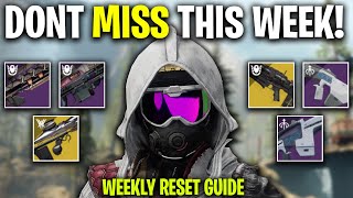AMAZING Weapons To Farm THIS WEEK ONLY! Your Weekly Farming Guide In Destiny 2 | April 3rd Reset