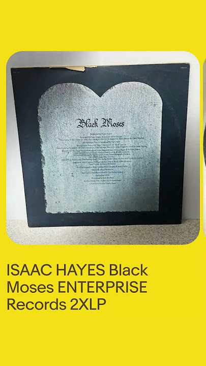 ISAAC HAYES Black Moses ENTERPRISE Records 2XLP