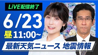 ウェザーニュースの配信のサムネイル画像