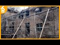 ONE YEAR | Renovating Stone Cabins | Renovating an Abandoned Stone House | DIY Renovation