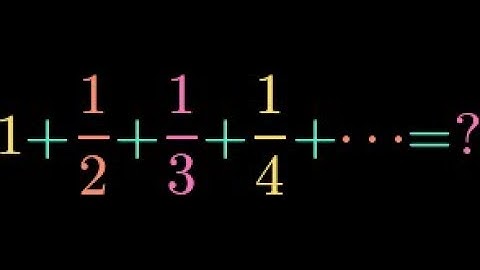 Harmonic Series Divergence