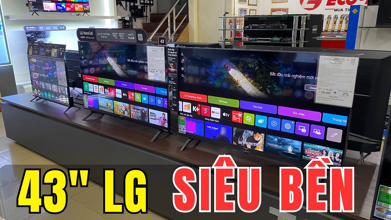 Tivi LG 43 inch 4K siêu bền bảo hành 3 năm | Chân Ngắn TV - YouTube