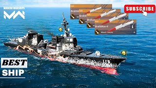 JS - Akizuki (DD-115) -/ with 4x brahmos missile best combo for this ship l #modernwarships