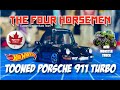 Hot wheels tooned porsche 911 turbo 296 four horsemen mini monster truck