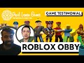 Roblox obby game testimonial   pearl lemon games