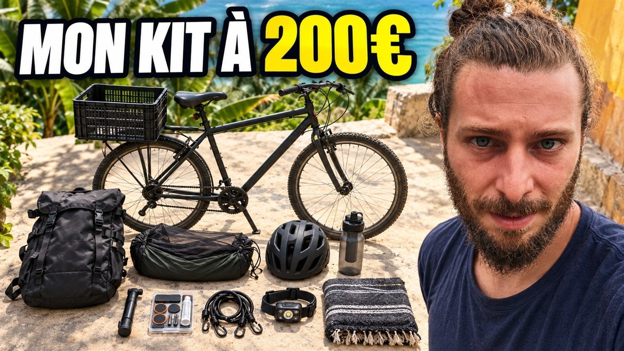 🚲 Je pars VOYAGER avec un VÉLO à 100 € (Matériel Cyclotourisme)