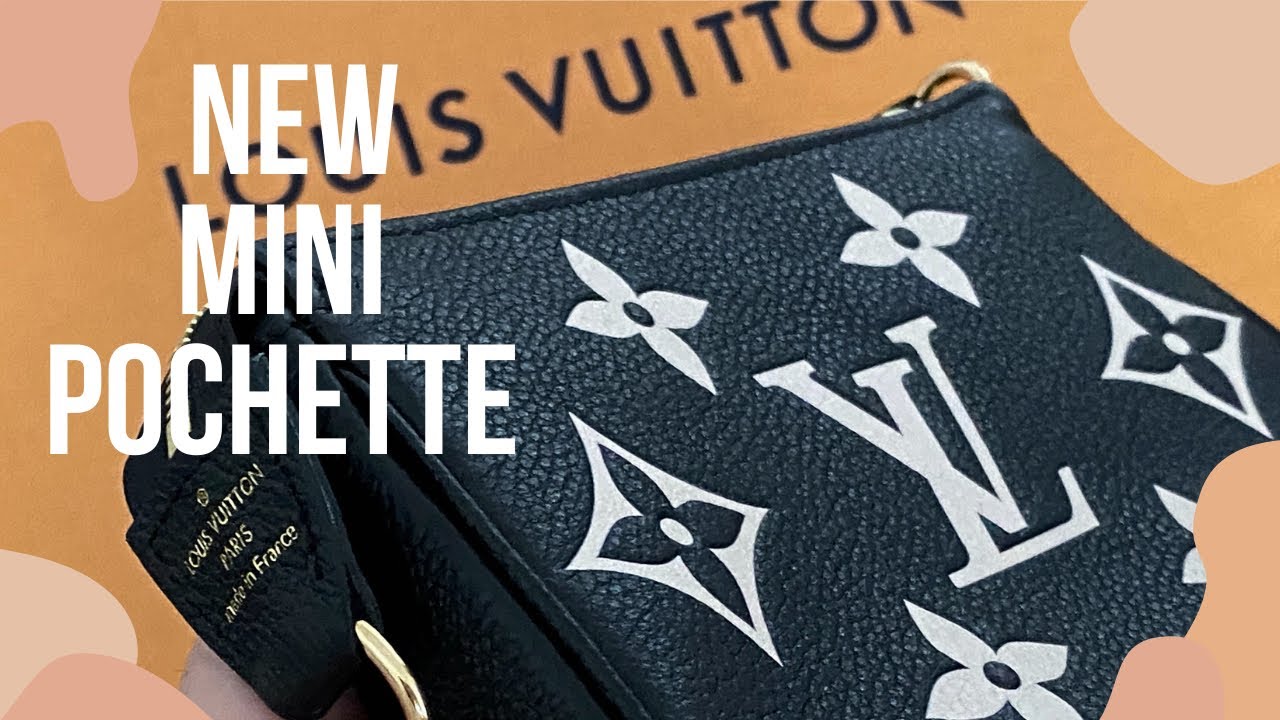 Louis Vuitton MINI POCHETTE Bicolor Monogram Empreinte Leather UNBOXING
