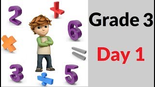 GRADE 3 Math Worksheet DAY 1