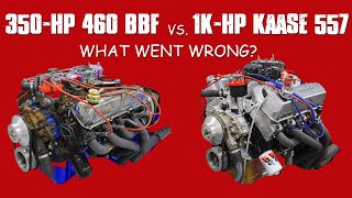 1000HP KAASE 460 FORDBONEYARD VS BUILT (P51 HEADS)