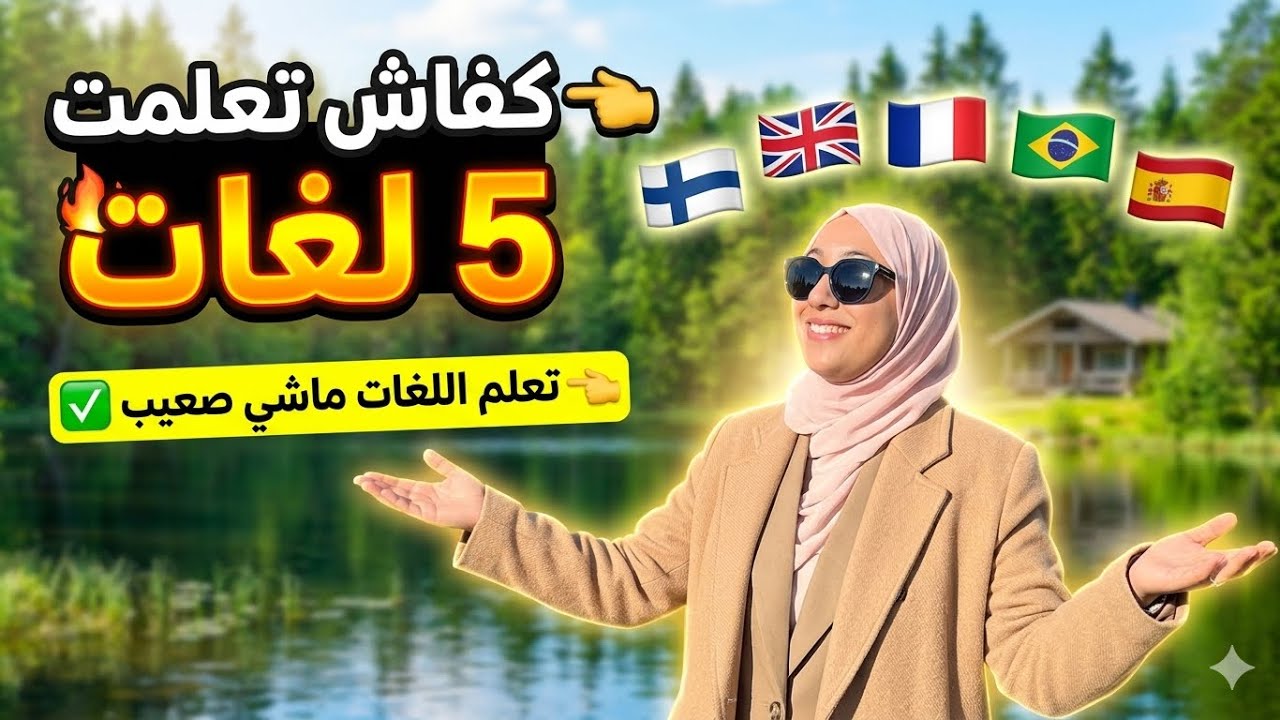 تعلم اللغات ماشي صعيب، تجربتي الشخصية كفاش تعلمت خمس لغات ✅