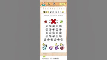 Brain test level 177 - what is the reverse of bad?