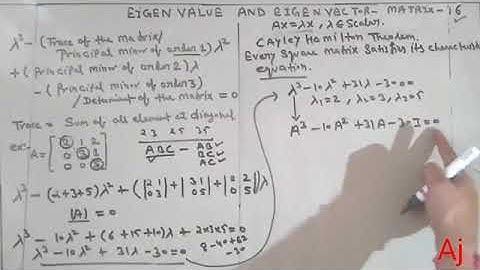 Eigen Value and Eigen Vector 2 | Matrix | Advance Engineering Mathematics | NPTEL