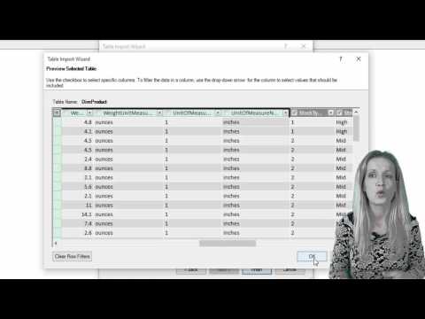 How to import data from Access to Power Pivot