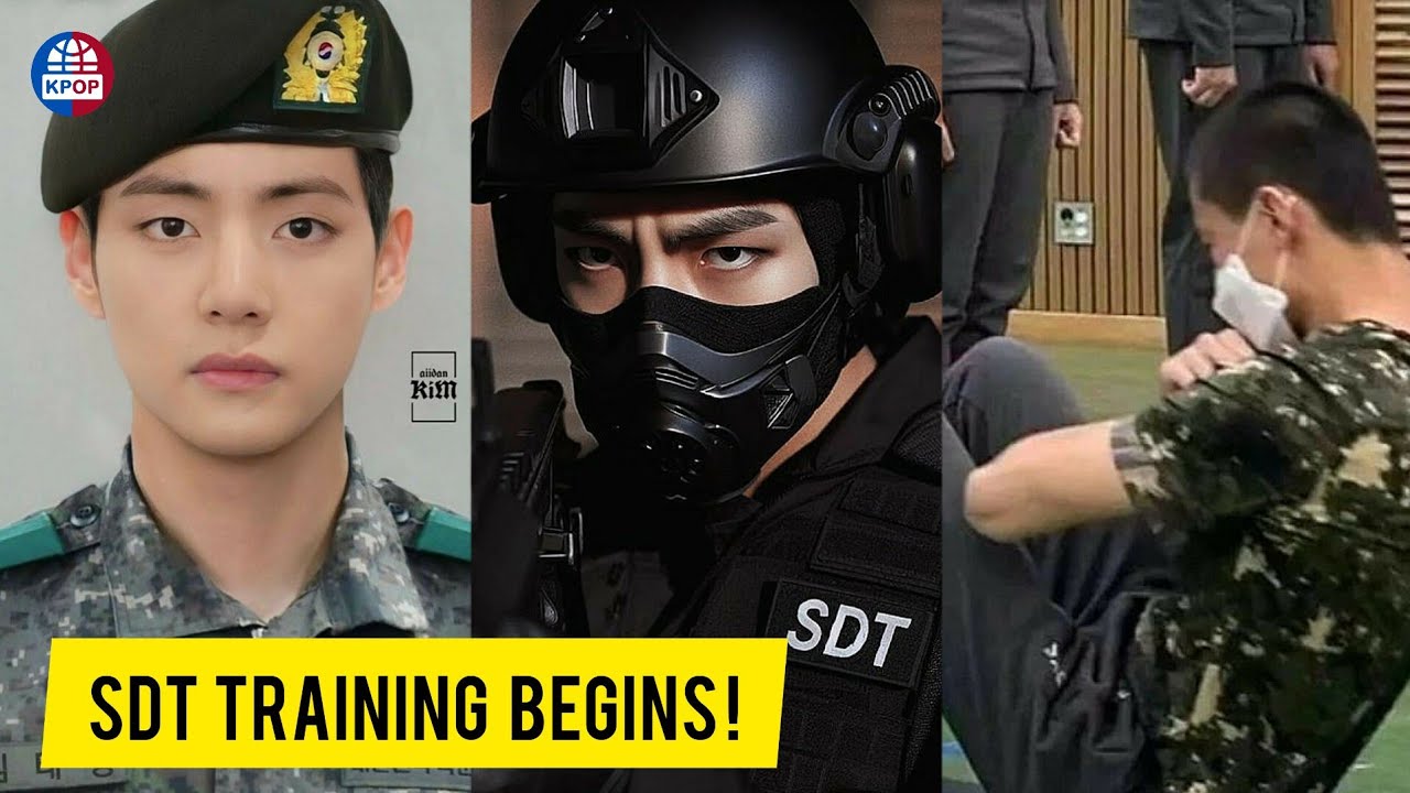 Shocking News BTS | BTS V Hard Military Training 😭💔 BTS V Is Hurt And ...