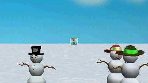 Snowpeople Flirting!