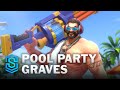 Pool Party Graves Wild Rift Skin Spotlight