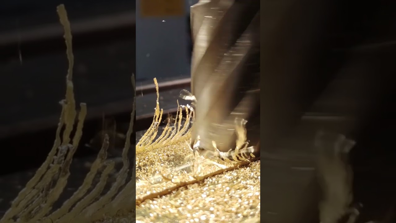 Milling Brass .Flat bar milling