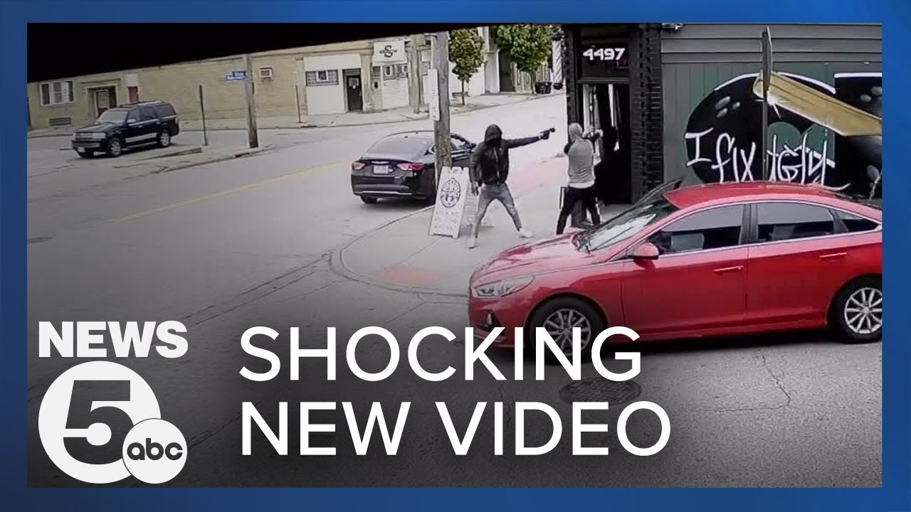 Video shows gunmen open fire inside barber shop; 5 wounded