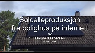 Solcellepanelinformasjon På Internett
