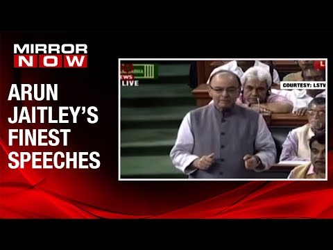 Former FM Arun Jaitley's historic speech in parliament on benefits of GST